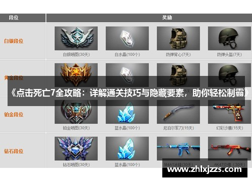 《点击死亡7全攻略：详解通关技巧与隐藏要素，助你轻松制霸》